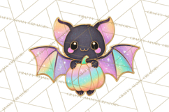 Dreamy Halloween Clipart, Spooky Cute Clip Art PNG Product Image 3