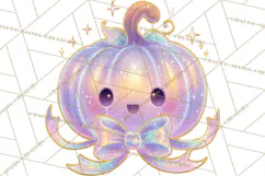 Dreamy Halloween Clipart, Spooky Cute Clip Art PNG Product Image 5