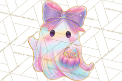 Dreamy Halloween Clipart, Spooky Cute Clip Art PNG Product Image 4