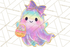 Dreamy Halloween Clipart, Spooky Cute Clip Art PNG Product Image 5