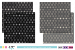 coastal pattern digital paper ocean theme printable