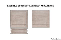 Shiplap SVG for Laser, Shiplap Backer Glowforge DXF Product Image 2