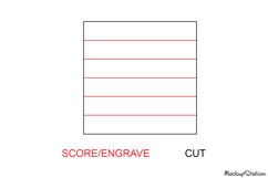 Shiplap SVG for Laser, Shiplap Backer Glowforge DXF Product Image 3