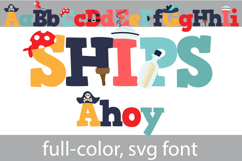 Ships Ahoy Color Font Product Image 1