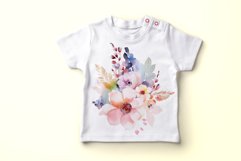 Watercolor floral bouquets clipart Product Image 4