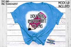 You are important to me - Teacher - Leopard Pencil SVG PNG Product Image 3