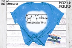 God Fidence Christian religious SVG Sublimation PNG File Product Image 2