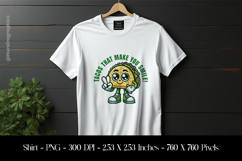 Tacos That Make You Smile T-Shirt Sublimation Design PNG Product Image 1