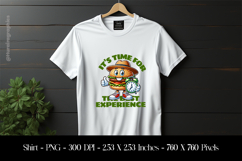 Funny Burger T-Shirt Sublimation Design PNG Product Image 1