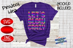 Let's Glow Crazy - Neon Glow Party - Birthday shirt svg png Product Image 2