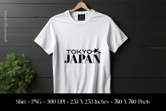 Tokyo Japan T-Shirt Sublimation Design PNG Product Image 1