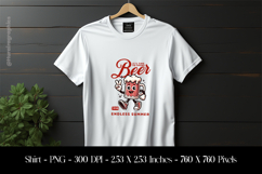 It&#039;s Time To Drink T-Shirt Sublimation Design PNG Product Image 1