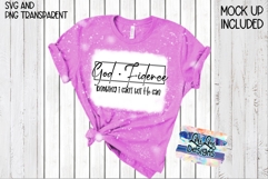 God Fidence Christian religious SVG Sublimation PNG File Product Image 1