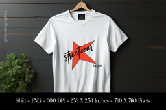 Streetwear T-Shirt Sublimation Design PNG Product Image 1