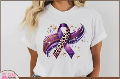 Epilepsy Awareness Ribbon png, Pancreatic Cancer Glitter png Product Image 1
