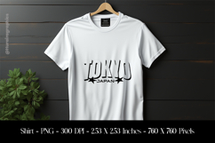 Toyko Japan T-Shirt Sublimation Design PNG Product Image 1