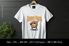 Bagel Boss T-Shirt Sublimation Design PNG Product Image 1