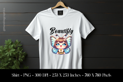 Beautifly T-Shirt Sublimation Design PNG Product Image 1