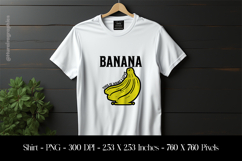 Banana T-Shirt Sublimation Design PNG Product Image 1