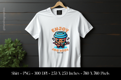Enjoy Your Day T-Shirt Sublimation Design PNG Product Image 1