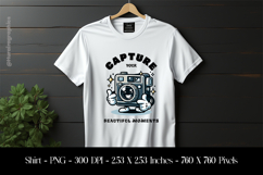 Capture Your Beautiful Moments T-Shirt Sublimation Design PN Product Image 1