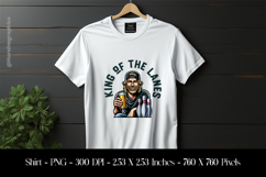 King Of The Lanes T-Shirt Sublimation Design PNG Product Image 1