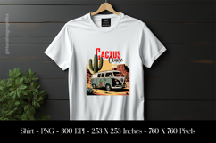 Cactus Cruise T-Shirt Sublimation Design PNG Product Image 1