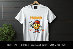 Tennis Healthy Life T-Shirt Sublimation Design PNG Product Image 1