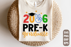 Pre-k Grade 2026 SVG, Graduation SVG, Pre-k Graduate T-shirt Product Image 1