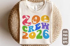Zoo Crew SVG | Cute Animals PNG | Wild One Birthday 2026 Product Image 1