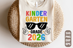Kindergarten Grade 2026 SVG, Graduation SVG, Kinder Shirt Product Image 1