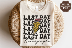 Last day Autographs 2026 SVG PNG| Last Day of School Teacher Product Image 1
