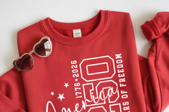 America 250 Years of Freedom SVG PNG, Patriotic 4th of July Product Image 2