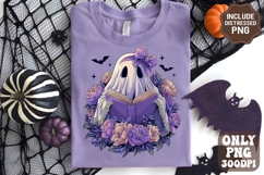 Cute Lace Ghost Book Png | Cute Lace Ghost Book Png Design Product Image 1