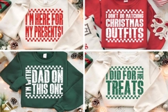 6 PNG Funny Family Christmas PNG Bundle Matching Family Product Image 1