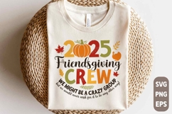 Friendsgiving 2025 SVG | Thanksgiving Friends Shirt | Autumn Product Image 1