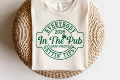 2026 St Patricks Day SVG, Everybody in the Pub 2026 Shirt Product Image 1
