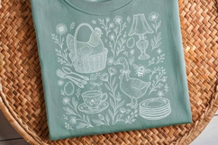 Boho Grandmacore Kitchen PNG, Cottagecore Goose Png, Antique Product Image 1