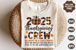 Family Thanksgiving Crew 2025 SVG | Matching Family Shirt Product Image 1