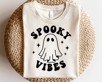 Spooky Vibes SVG, Halloween Season, Retro Halloween Shirt Product Image 7