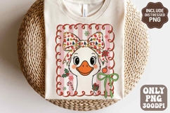 Christmas Goose Png | Santa Goose Png | Funny Christmas Gift Product Image 1