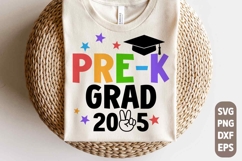 Pre-k Grad 2025 SVG, Graduation SVG, Pre-k Graduate T-shirt Product Image 1
