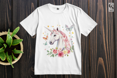 Butterfly Unicorn Clipart Sublimation PNG Product Image 3