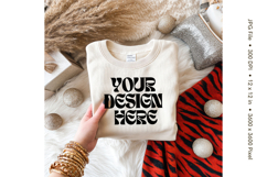 White T-shirt Mockups Bella and Canvas Top View Mockups_107 Product Image 1