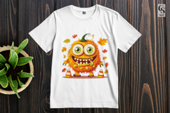 Fall Monster Clipart Sublimation PNG Product Image 3