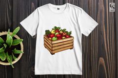 Fruit Wooden Crate Clipart PNG Product Image 2