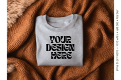Gray T-shirt Mockups Bella and Canvas Top View Mockups Product Image 1