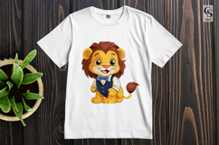 Cute Lion Clipart PNG Product Image 3