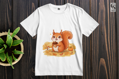 Autumn Forest Animal Clipart Sublimation Product Image 3