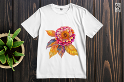 Bright Watercolor Flowers Clipart Sublimation PNG Product Image 3